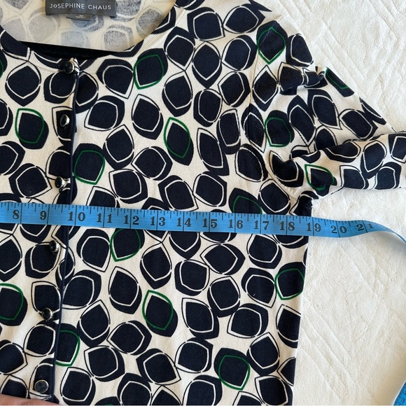 Josephine Chaus Silk Blend Lightweight Button front Cardigan Sweater Size M - Picture 12 of 14